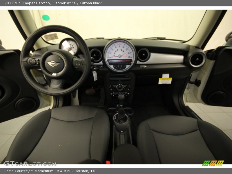 Pepper White / Carbon Black 2013 Mini Cooper Hardtop
