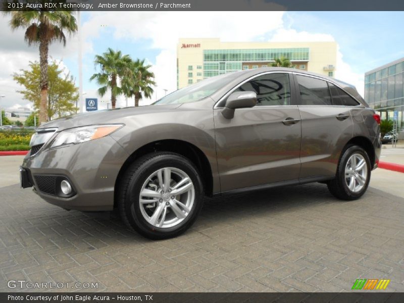 Amber Brownstone / Parchment 2013 Acura RDX Technology