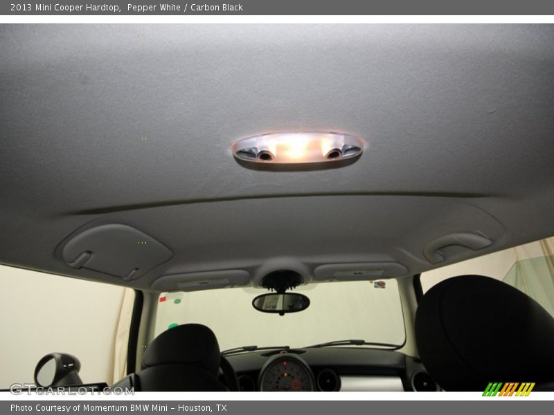 Pepper White / Carbon Black 2013 Mini Cooper Hardtop