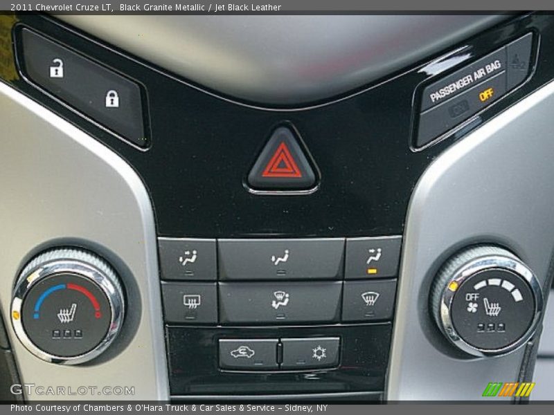 Black Granite Metallic / Jet Black Leather 2011 Chevrolet Cruze LT