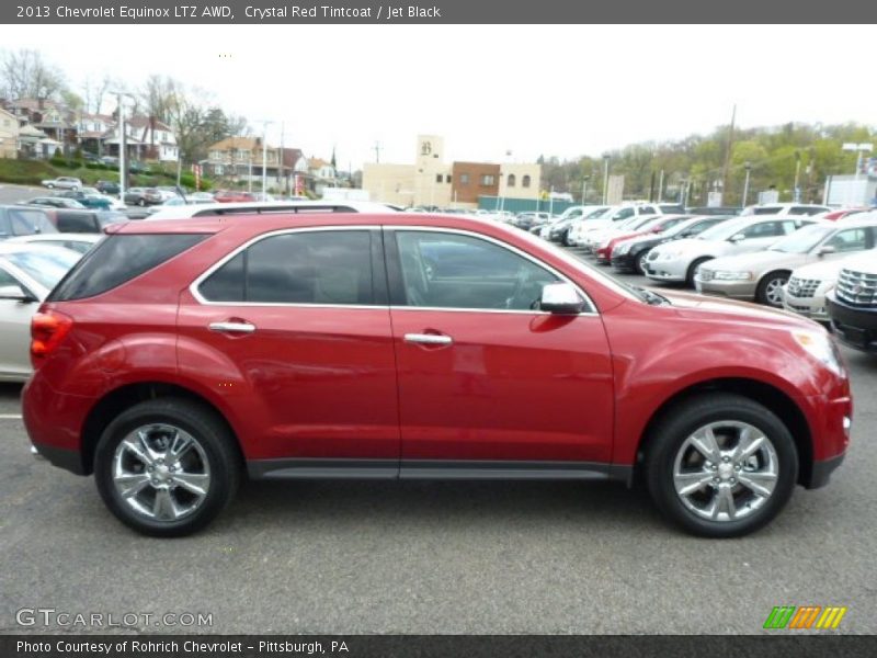 Crystal Red Tintcoat / Jet Black 2013 Chevrolet Equinox LTZ AWD