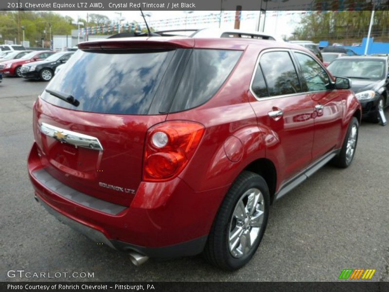 Crystal Red Tintcoat / Jet Black 2013 Chevrolet Equinox LTZ AWD