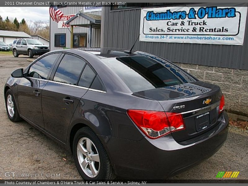 Black Granite Metallic / Jet Black Leather 2011 Chevrolet Cruze LT