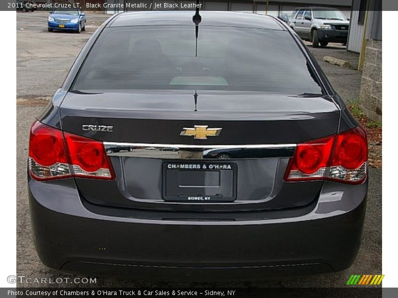Black Granite Metallic / Jet Black Leather 2011 Chevrolet Cruze LT