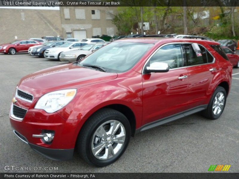 Crystal Red Tintcoat / Jet Black 2013 Chevrolet Equinox LTZ AWD