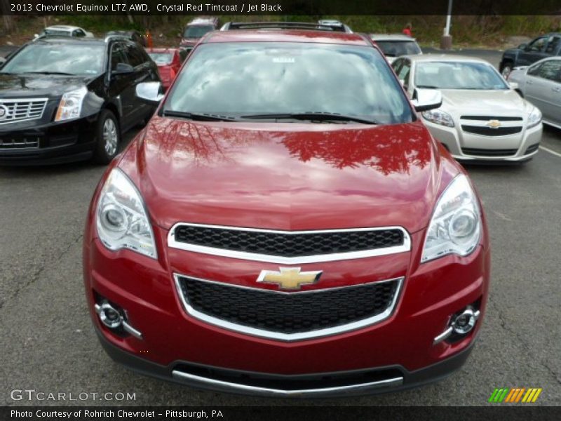 Crystal Red Tintcoat / Jet Black 2013 Chevrolet Equinox LTZ AWD