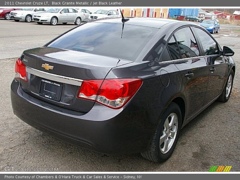 Black Granite Metallic / Jet Black Leather 2011 Chevrolet Cruze LT