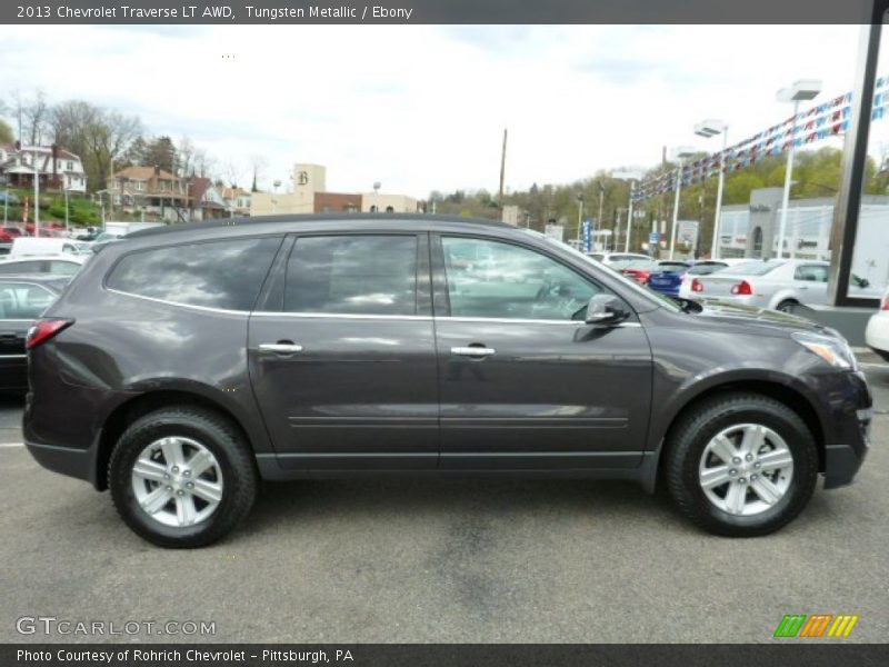 Tungsten Metallic / Ebony 2013 Chevrolet Traverse LT AWD