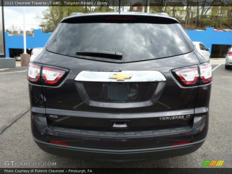 Tungsten Metallic / Ebony 2013 Chevrolet Traverse LT AWD
