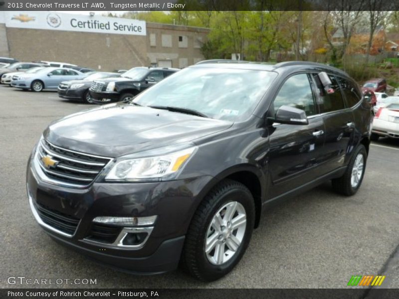 Tungsten Metallic / Ebony 2013 Chevrolet Traverse LT AWD