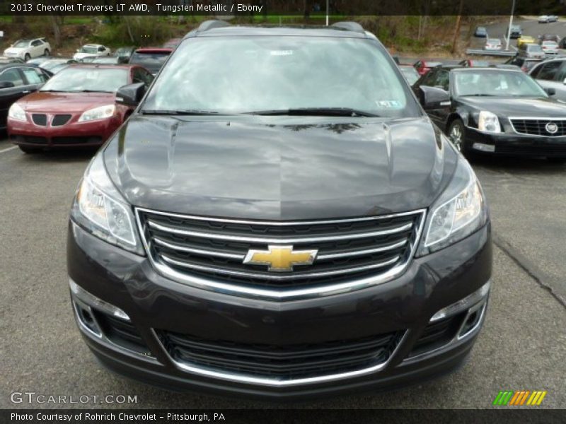 Tungsten Metallic / Ebony 2013 Chevrolet Traverse LT AWD