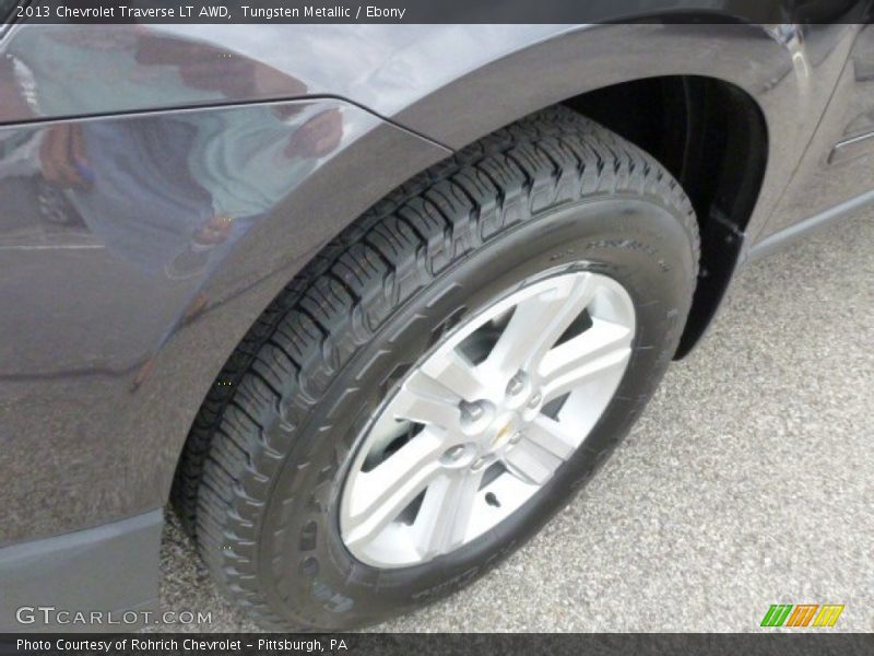 Tungsten Metallic / Ebony 2013 Chevrolet Traverse LT AWD