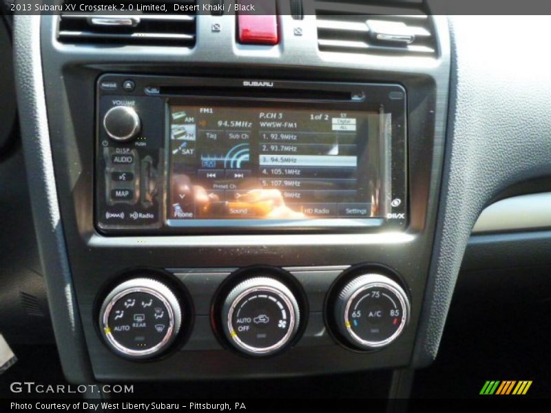 Desert Khaki / Black 2013 Subaru XV Crosstrek 2.0 Limited
