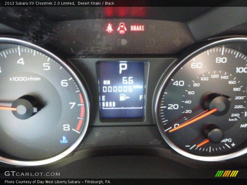 Desert Khaki / Black 2013 Subaru XV Crosstrek 2.0 Limited