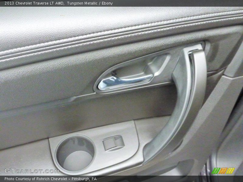 Tungsten Metallic / Ebony 2013 Chevrolet Traverse LT AWD