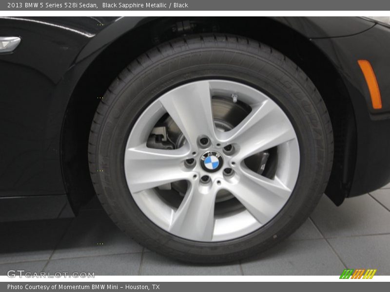 Black Sapphire Metallic / Black 2013 BMW 5 Series 528i Sedan