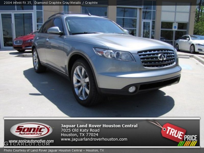 Diamond Graphite Gray Metallic / Graphite 2004 Infiniti FX 35