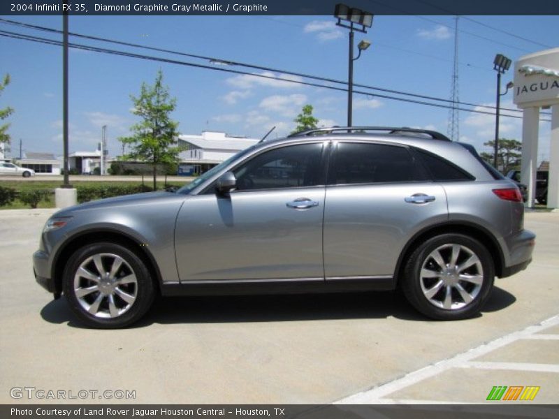 Diamond Graphite Gray Metallic / Graphite 2004 Infiniti FX 35