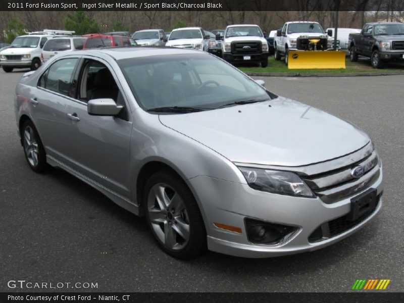 Ingot Silver Metallic / Sport Black/Charcoal Black 2011 Ford Fusion Sport