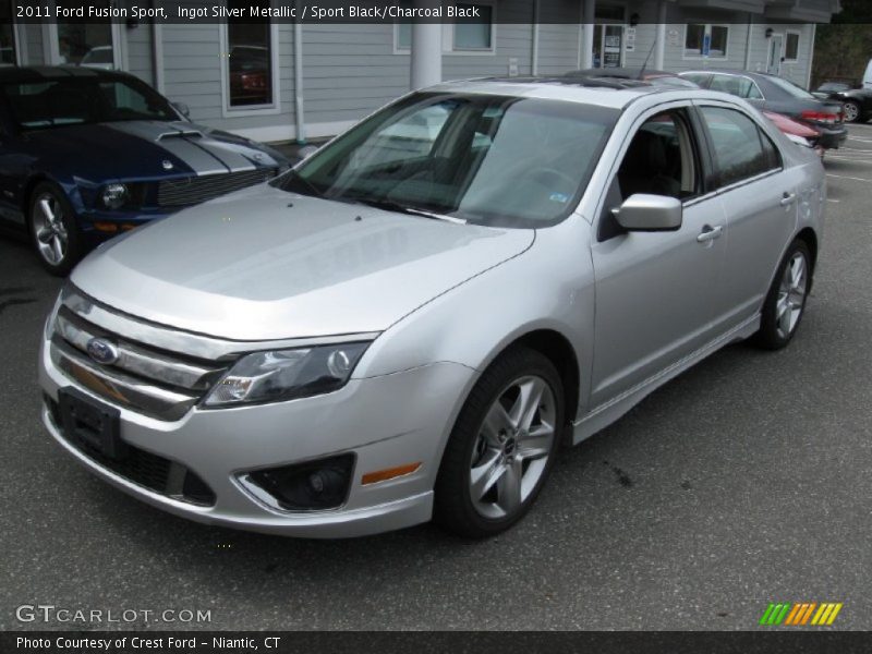 Ingot Silver Metallic / Sport Black/Charcoal Black 2011 Ford Fusion Sport