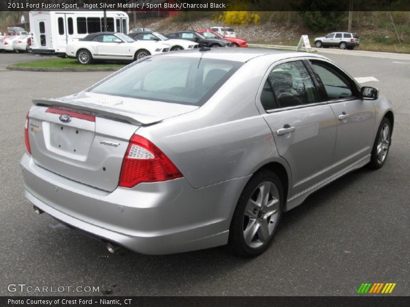 Ingot Silver Metallic / Sport Black/Charcoal Black 2011 Ford Fusion Sport