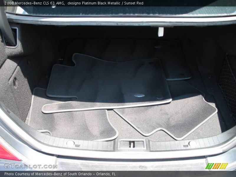 designo Platinum Black Metallic / Sunset Red 2008 Mercedes-Benz CLS 63 AMG