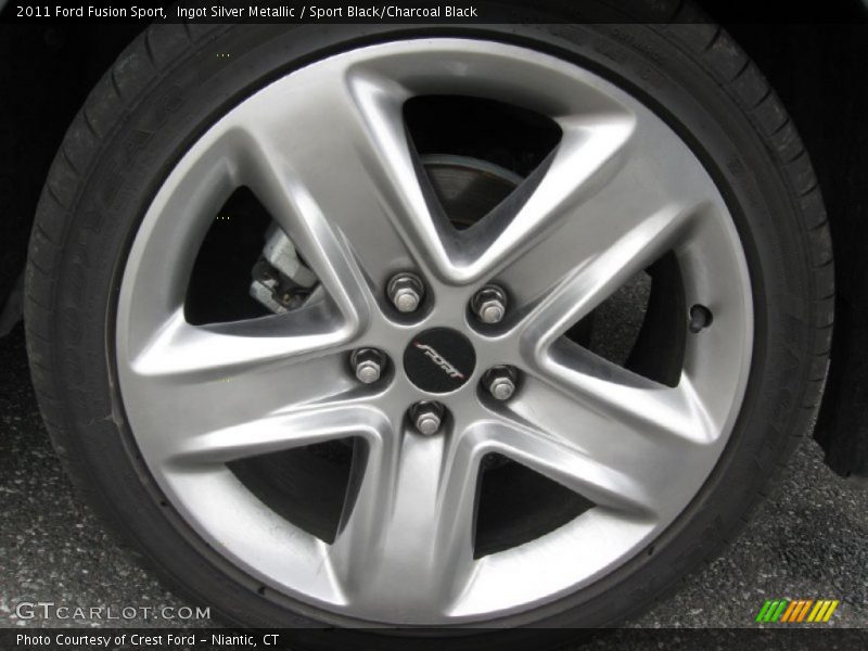 Ingot Silver Metallic / Sport Black/Charcoal Black 2011 Ford Fusion Sport