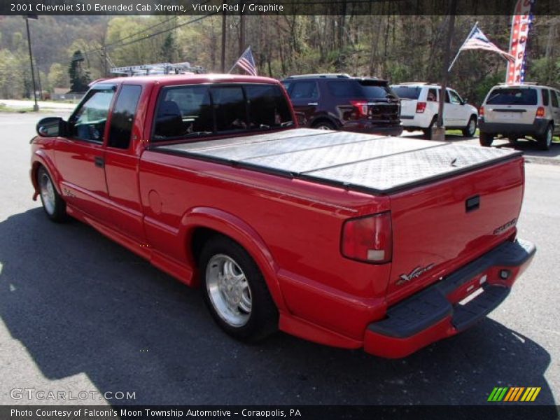 Victory Red / Graphite 2001 Chevrolet S10 Extended Cab Xtreme