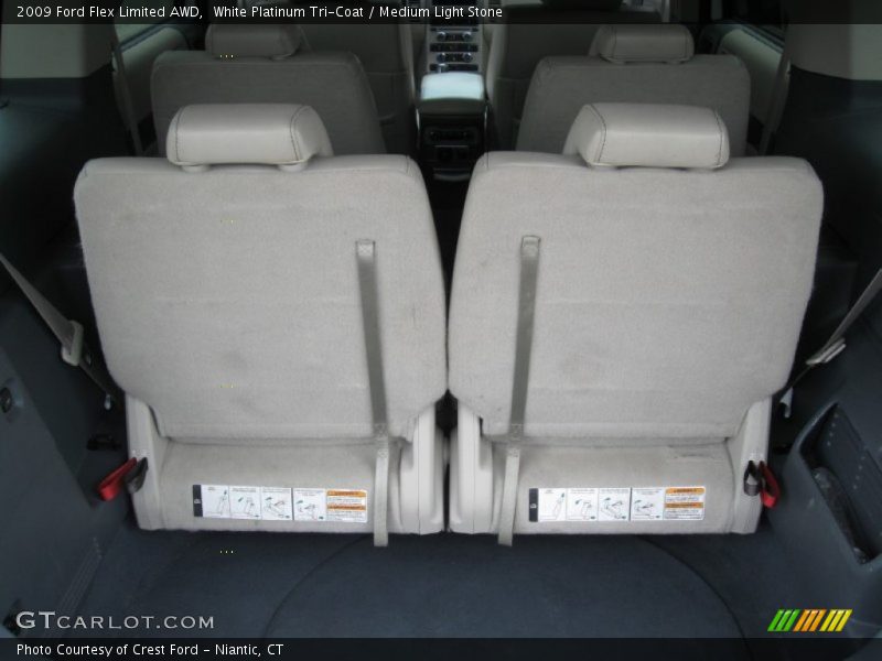 White Platinum Tri-Coat / Medium Light Stone 2009 Ford Flex Limited AWD