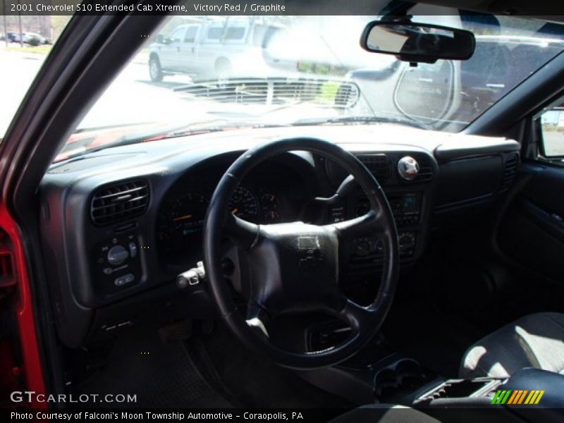 Victory Red / Graphite 2001 Chevrolet S10 Extended Cab Xtreme