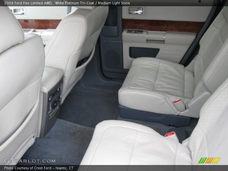 White Platinum Tri-Coat / Medium Light Stone 2009 Ford Flex Limited AWD