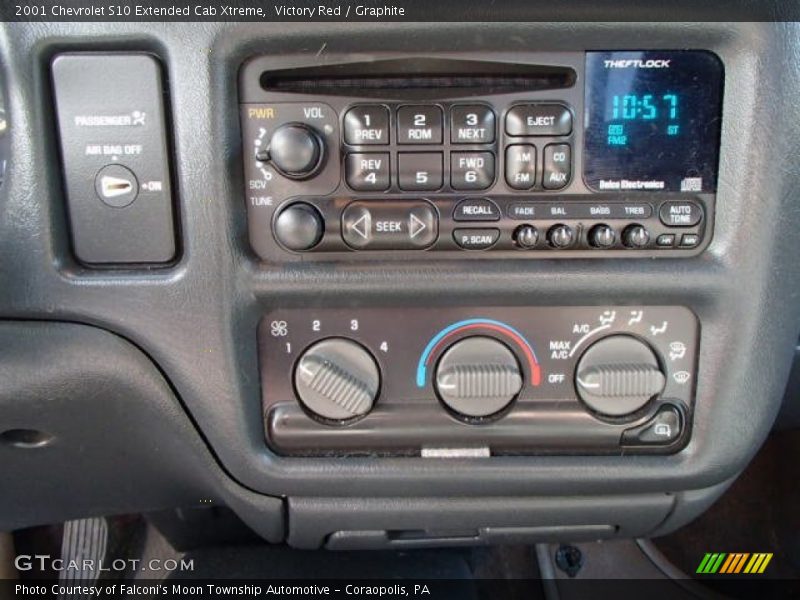 Victory Red / Graphite 2001 Chevrolet S10 Extended Cab Xtreme