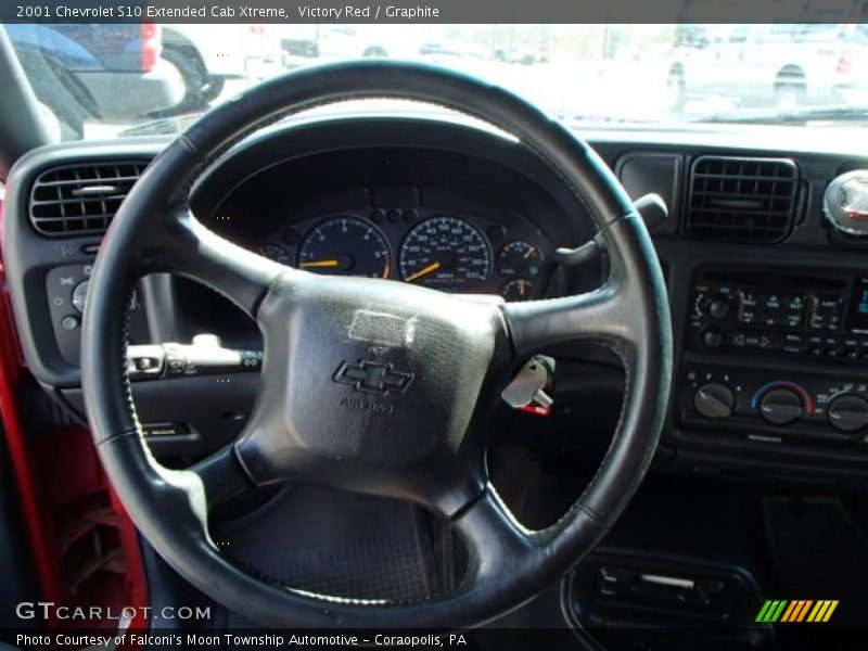 Victory Red / Graphite 2001 Chevrolet S10 Extended Cab Xtreme