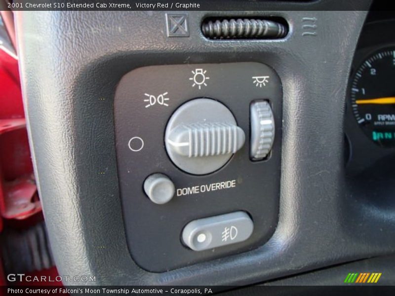 Victory Red / Graphite 2001 Chevrolet S10 Extended Cab Xtreme