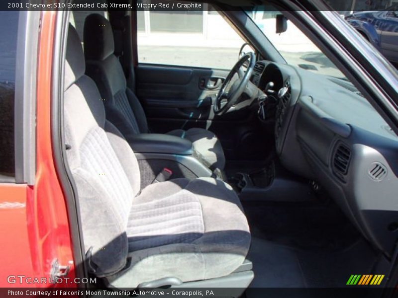 Victory Red / Graphite 2001 Chevrolet S10 Extended Cab Xtreme