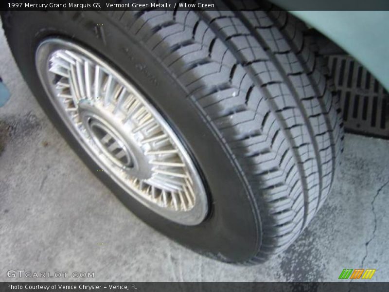 Vermont Green Metallic / Willow Green 1997 Mercury Grand Marquis GS