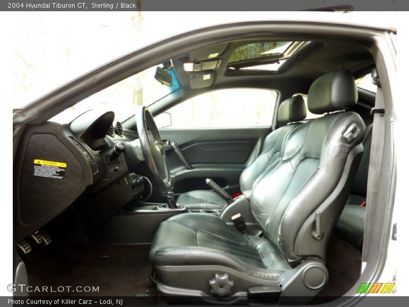  2004 Tiburon GT Black Interior