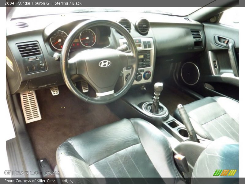  2004 Tiburon GT Black Interior