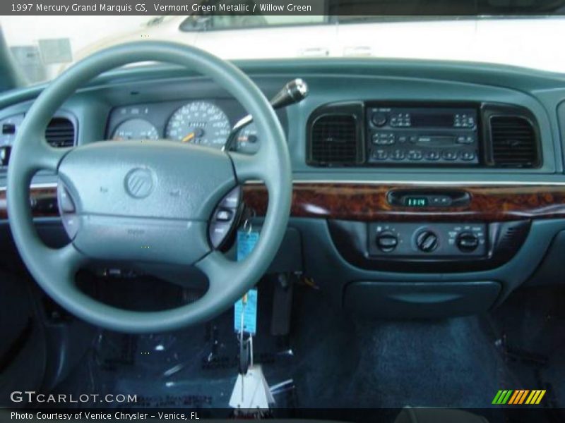 Vermont Green Metallic / Willow Green 1997 Mercury Grand Marquis GS