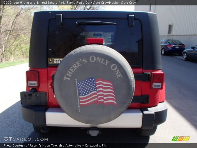Flame Red / Dark Slate Gray/Medium Slate Gray 2010 Jeep Wrangler Unlimited Sahara 4x4