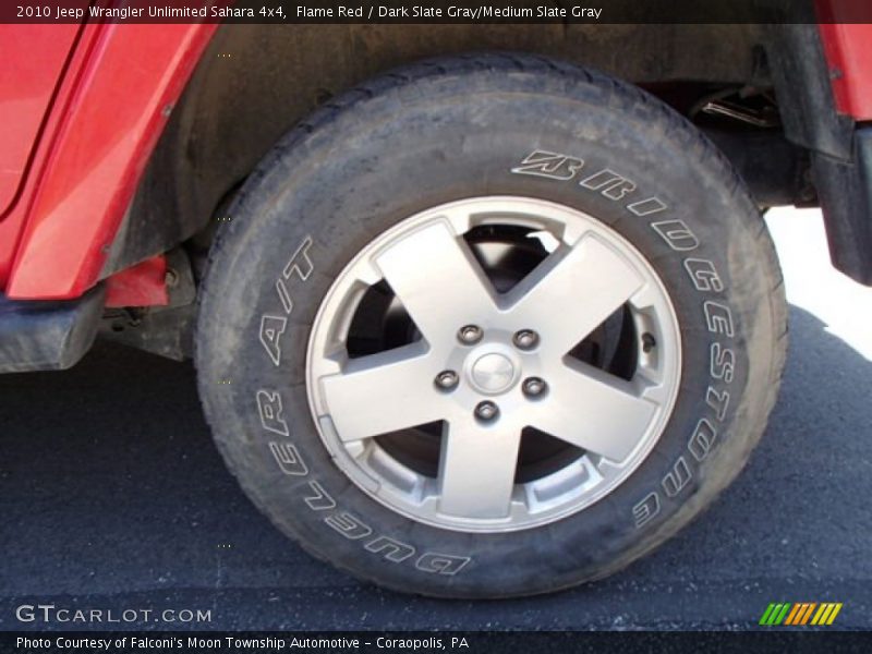 Flame Red / Dark Slate Gray/Medium Slate Gray 2010 Jeep Wrangler Unlimited Sahara 4x4