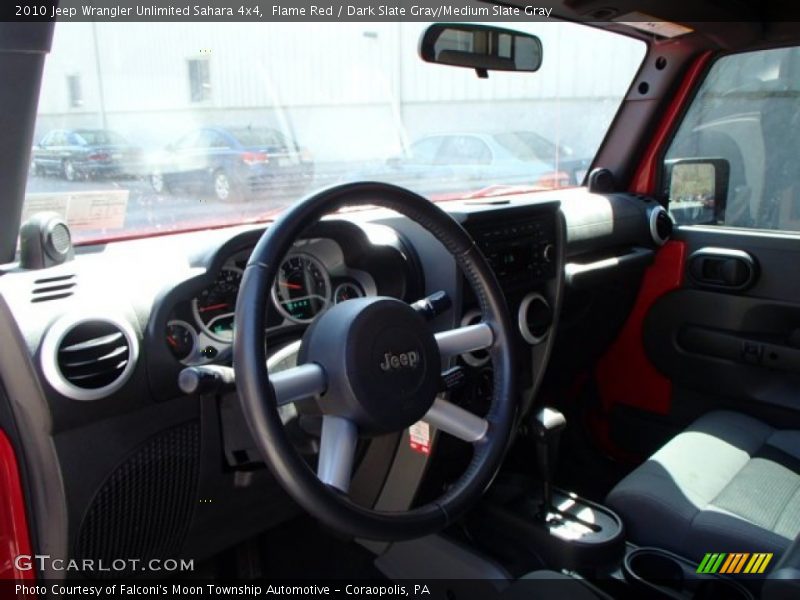 Flame Red / Dark Slate Gray/Medium Slate Gray 2010 Jeep Wrangler Unlimited Sahara 4x4
