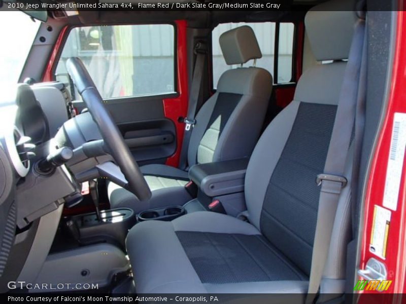 Flame Red / Dark Slate Gray/Medium Slate Gray 2010 Jeep Wrangler Unlimited Sahara 4x4