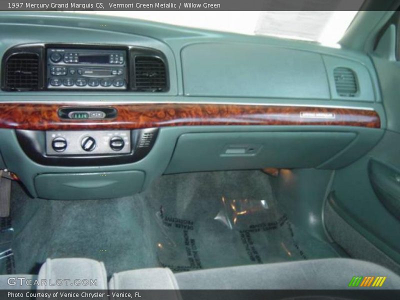 Vermont Green Metallic / Willow Green 1997 Mercury Grand Marquis GS