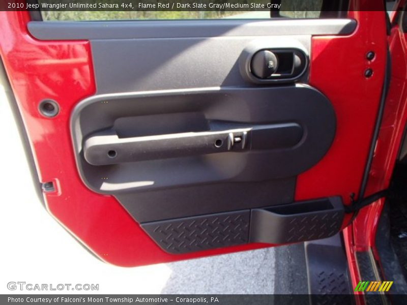 Flame Red / Dark Slate Gray/Medium Slate Gray 2010 Jeep Wrangler Unlimited Sahara 4x4