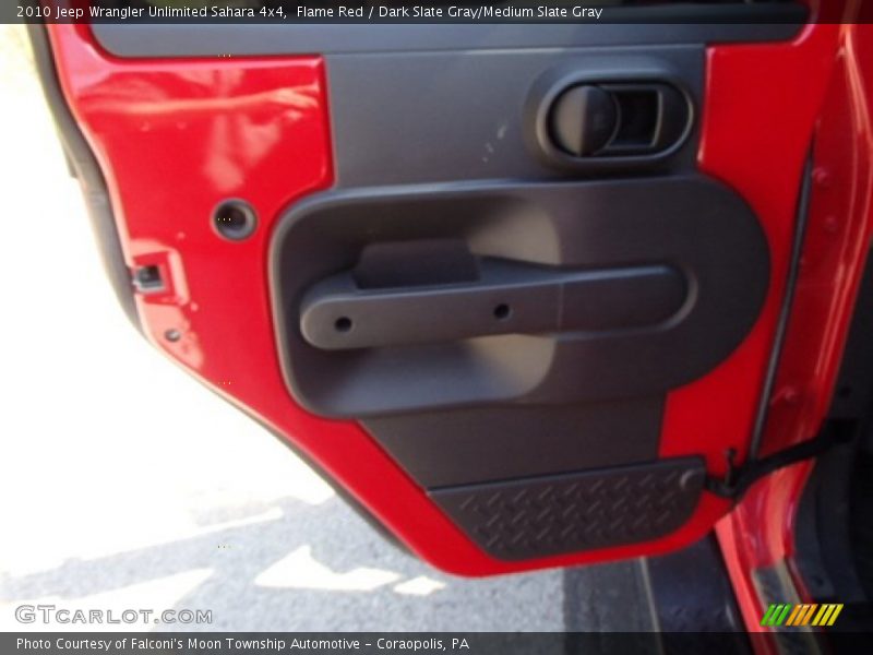Flame Red / Dark Slate Gray/Medium Slate Gray 2010 Jeep Wrangler Unlimited Sahara 4x4