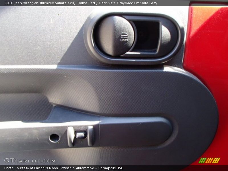 Flame Red / Dark Slate Gray/Medium Slate Gray 2010 Jeep Wrangler Unlimited Sahara 4x4