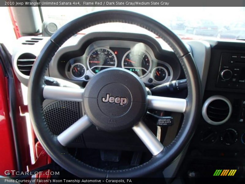 Flame Red / Dark Slate Gray/Medium Slate Gray 2010 Jeep Wrangler Unlimited Sahara 4x4