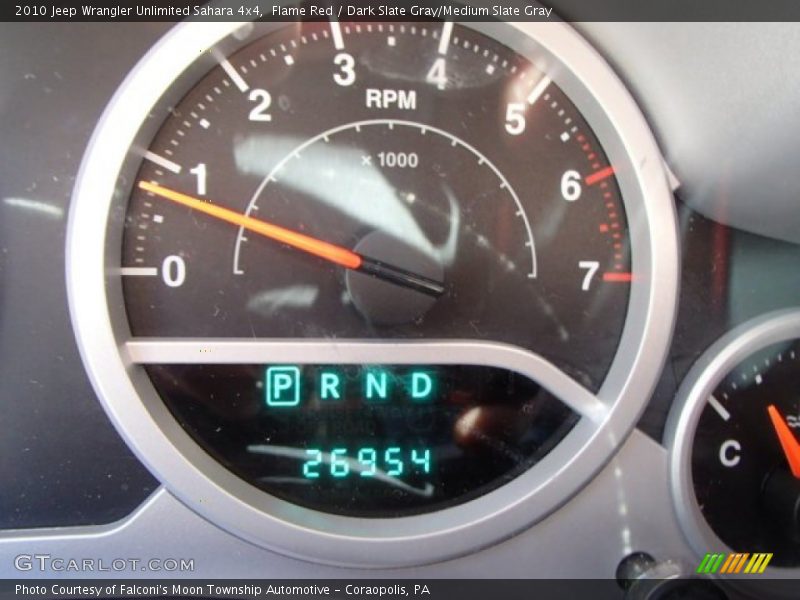 Flame Red / Dark Slate Gray/Medium Slate Gray 2010 Jeep Wrangler Unlimited Sahara 4x4