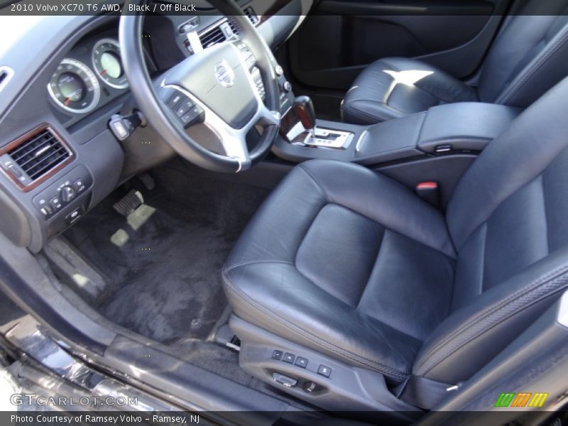  2010 XC70 T6 AWD Off Black Interior